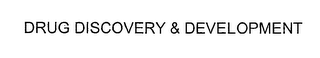 DRUG DISCOVERY & DEVELOPMENT logo