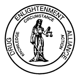DRUG ENLIGHTENMENT ALLIANCE KNOWLEDGE CIRCUMSTANCE ACTION logo