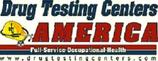 DRUG TESTING CENTERS OF AMERICA FULL SERVICE OCCUPATIONAL HEALTH WWW.DRUGTESTINGCENTERS.COM logo