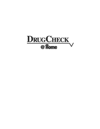DRUGCHECK @ HOME logo
