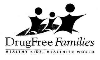 DRUGFREE FAMILIES HEALTHY KIDS, HEALTHIER WORLD logo