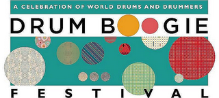 DRUM BOOGIE FESTIVAL A CELEBRATION OF WORLD DRUMS AND DRUMMERS logo
