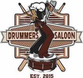 DRUMMERS SALOON EST. 2015 logo