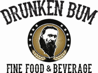 DRUNKEN BUM FINE FOOD & BEVERAGE logo