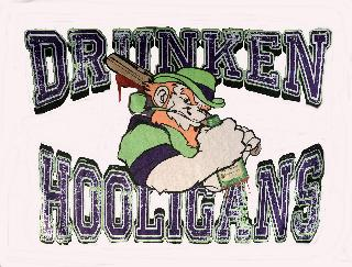 DRUNKEN HOOLIGANS IRISH WHISKEY logo