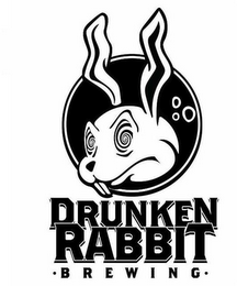 DRUNKEN RABBIT · BREWING · logo