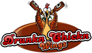 DRUNKN CHICKN WINGS logo