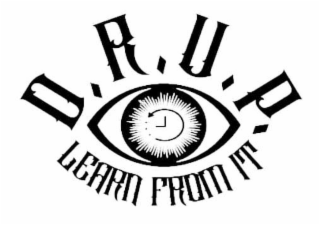 D.R.U.P. LEARN FROM IT logo