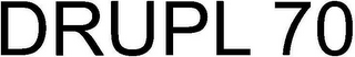 DRUPL 70 logo