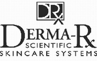 DRX DERMA-RX SCIENTIFIC SKINCARE SYSTEMS logo