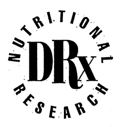 DRX NUTRITIONAL RESEARCH logo