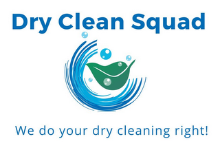DRY CLEAN SQUAD WE DO YOUR DRY CLEANING RIGHT! logo