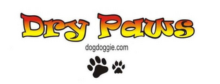 DRY PAWS DOGDOGGIE.COM logo