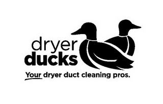 DRYER DUCKS YOUR DRYER DUCT CLEANING PROS. logo