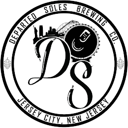 DS DEPARTED SOLES BREWING CO. JERSEY CITY, NEW JERSEY logo