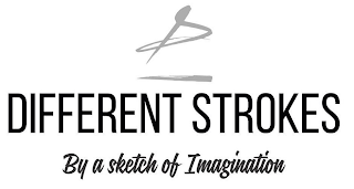DS DIFFERENT STROKES BY A SKETCH OF IMAGINATION logo
