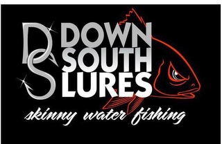 DS DOWN SOUTH LURES SKINNY WATER FISHING logo