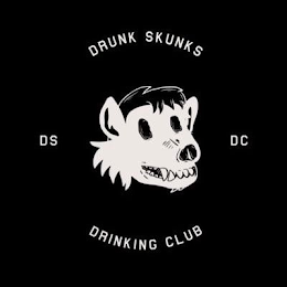 DS DRUNK SKUNKS DRINKING CLUB DC logo