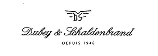 DS DUBEY & SCHALDENBRAND DEPUIS 1946 logo