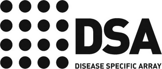 DSA DISEASE SPECIFIC ARRAY logo