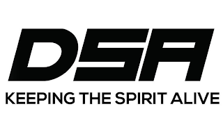 DSA KEEPING THE SPIRIT ALIVE logo