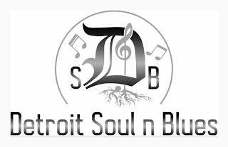 DSB DETROIT SOUL N BLUES logo