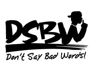 DSBW DON'T SAY BAD WORDS! logo