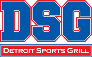 DSG DETRIOT SPORTS GRILL logo