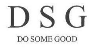 DSG DO SOME GOOD logo