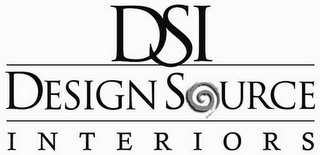 DSI DESIGN SOURCE I N T E R I O R S logo
