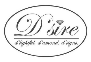 D'SIRE D'LIGHTFUL. D'AMOND. D'SIGNS. logo
