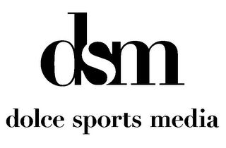 DSM DOLCE SPORTS MEDIA logo