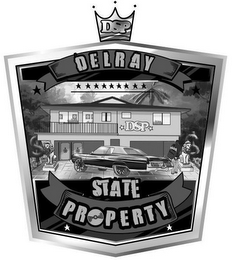 DSP DSP DELRAY STATE PROPERTY logo