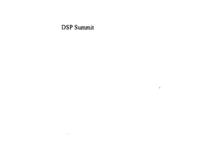 DSP SUMMIT logo