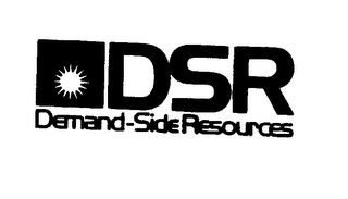 DSR DEMAND-SIDE RESOURCES logo