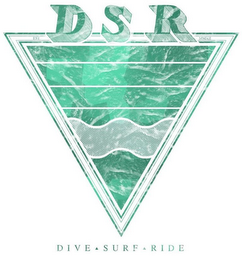 DSR EST. MMXII DIVE SURF RIDE logo