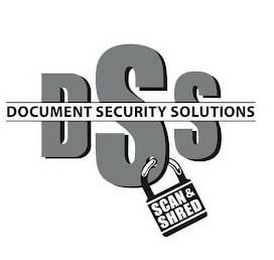 DSS DOCUMENT SECURITY SOLUTIONS SCAN & SHRED logo