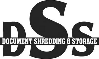 DSS DOCUMENT SHREDDING & STORAGE logo