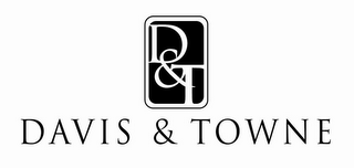 D&T DAVIS & TOWNE logo