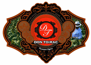 DT DON TOIRAC HAND MADE DOM. REP. PREMIUM CIGARS logo