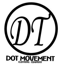DT DOT MOVEMENT CLOTHING COMPANY logo