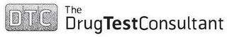 DTC THE DRUG TEST CONSULTANT logo