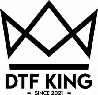 DTF KING - SINCE 2021 - logo