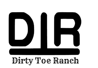 DTR DIRTY TOE RANCH logo