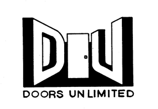 DU DOORS UNLIMITED logo