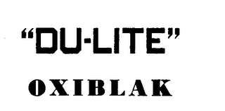 "DU-LITE" OXIBLAK logo