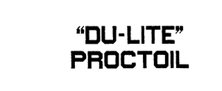 "DU-LITE" PROCTOIL logo