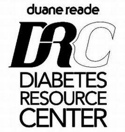 DUANE READE DRC DIABETES RESOURCE CENTER logo