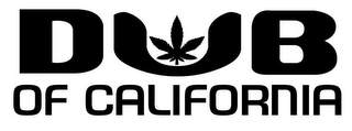 DUB OF CALIFORNIA logo