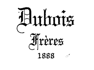 DUBOIS FRERES 1888 logo